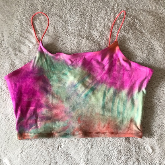 FashionNova Tye Dye Crop Top - Picture 1 of 3